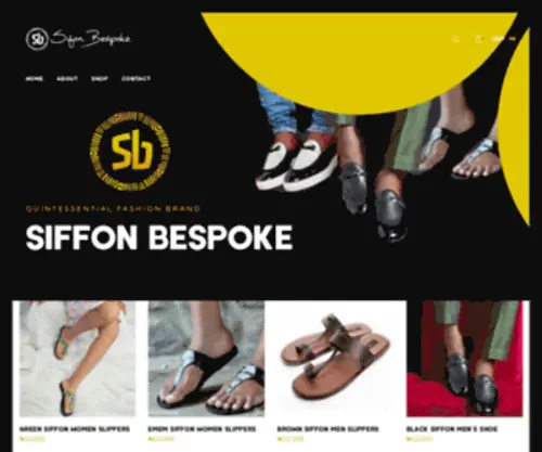 Siffonbespoke.com(Quintessential fashion brand) Screenshot