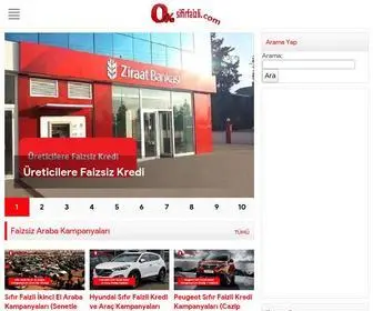 Sifirfaizli.com(R Faizli Kredi KOSGEB Araba Konut Destekler) Screenshot