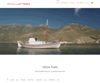 Sifnostrails.com(Sifnos Trails) Screenshot