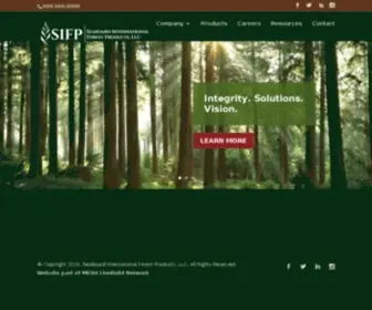 Sifp.com(Seaboard International Forest Products) Screenshot