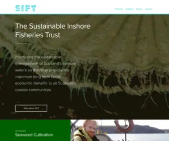 Sift-UK.org(The Sustainable Inshore Fisheries Trust) Screenshot