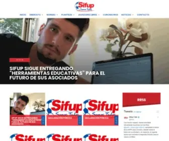 Sifup.cl(Sindicato de Futbolistas Profesionales de Chile) Screenshot