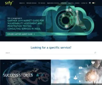 Sifytechnologies.com(Sify Technologies) Screenshot