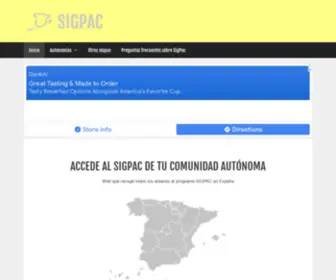 Sig-Pac.com(SIGPAC) Screenshot
