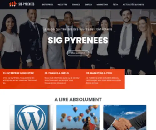 Sig-Pyrenees.net(Le guide ultime pour les entreprises) Screenshot
