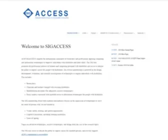 Sigaccess.org(SIGACCESS) Screenshot