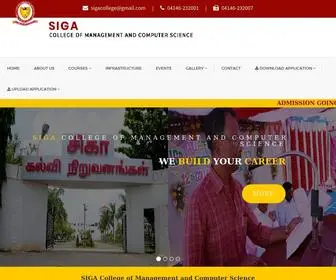 Sigacollege.com(SIGA COLLEGE OF MANAGEMENT AND COMPUTER SCIENCE) Screenshot