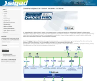 Sigad.cl(Editrade S.A) Screenshot