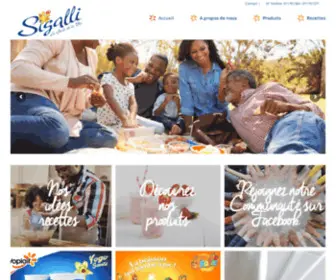 Sigalli.com(SIGALLI-SICALIA : Société gabonaise et camerounaise de liquides alimentaires) Screenshot