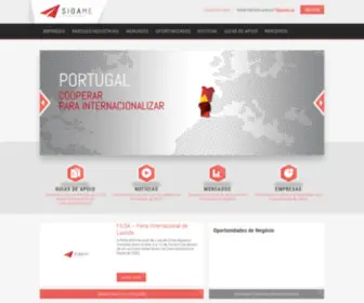 Sigame-CPLP.com(Cooperar e internacionalizar na CPLP) Screenshot