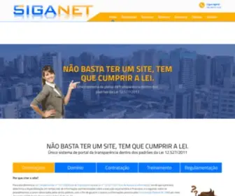 Siganet.net.br(Siga Net) Screenshot