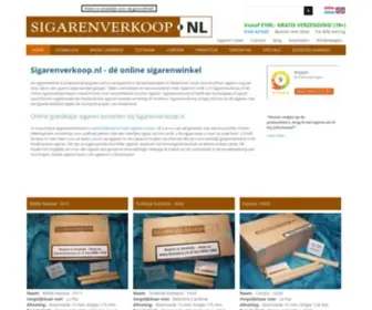 Sigarenverkoop.nl(Bestel uw sigaren online op) Screenshot