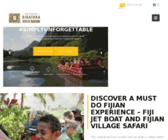 Sigatokariver.com(Fiji jet boat safari adventure) Screenshot