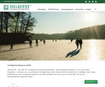 Sigavest.de(SIGAVEST®) Screenshot