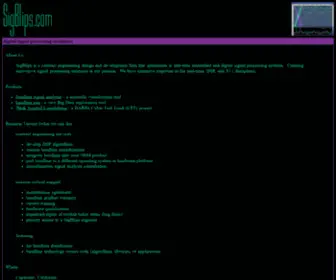 Sigblips.com(SigBlips DSP engineering) Screenshot