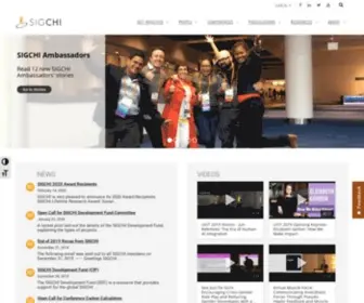 Sigchi.org(ACM SIGCHI) Screenshot
