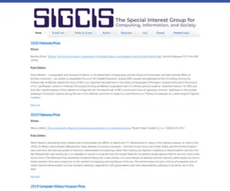 Sigcis.org(SIGCIS) Screenshot