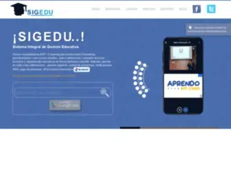 Sigedu.cloud(Sistema Integral de Gestión Educativa) Screenshot