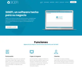 Sigefi.app(Sistema de gestión de facturación e inventarios) Screenshot