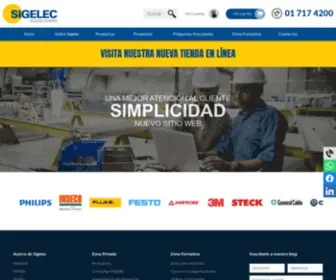 Sigelec.com.pe(Soluciones en Energía) Screenshot