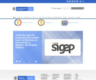 Sigep.gov.co(Función Pública) Screenshot