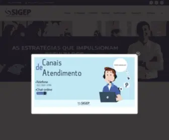 Sigepnet.com.br(Sigep sistema integrado de gestão pública) Screenshot
