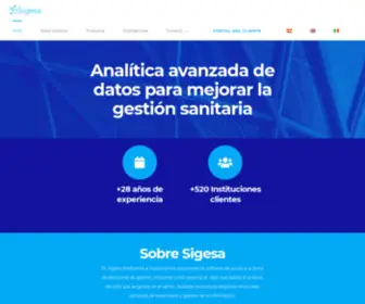 Sigesa.com(Sistemas de gestión sanitaria) Screenshot