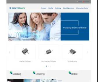 Sigetronics.com(Sigetronics) Screenshot