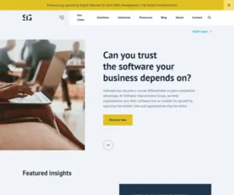 Sig.eu(Getting software right for a healthier digital world Home) Screenshot