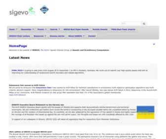 Sigevo.org(Sigevo) Screenshot