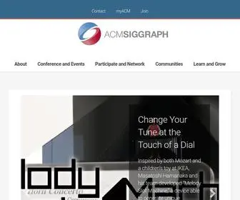 Siggraph.org(Computer Graphics) Screenshot