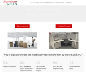 Siggreen.com(Signature Green) Screenshot
