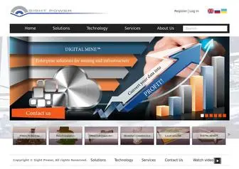 Sight-Power.com(Automated monitoring systems for the mine) Screenshot