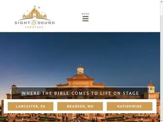 Sight-Sound.com(Sight & Sound Theatres) Screenshot