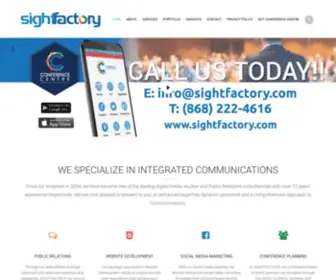 Sightfactory.com(Sightfactory Ltd) Screenshot