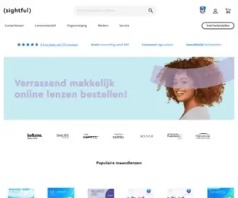 Sightful.nl(Voordelig & snel online lenzen bestellen) Screenshot