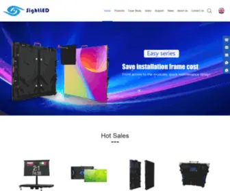 Sightled.com(Indoor & Outdoor LED Screen) Screenshot