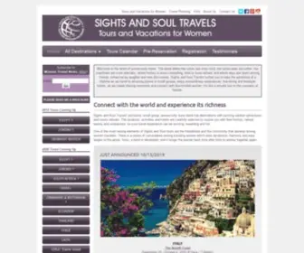 Sightsandsoul.com(Tours for Women) Screenshot