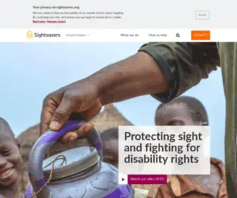 Sightsavers.org.uk(Sightsavers) Screenshot