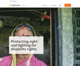 Sightsaversindia.in(Top 10 NGO in India) Screenshot