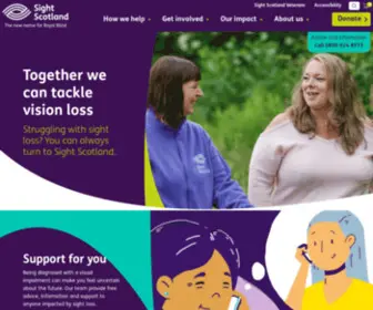 Sightscotland.org.uk(Sight Scotland) Screenshot