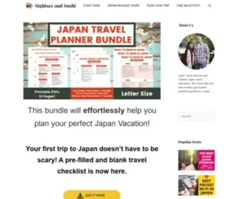 Sightseeandsushi.com(Japan Travel Blog and Life Optimization) Screenshot