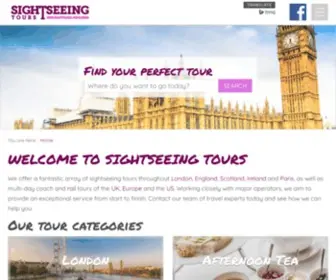 Sightseeingtours.co.uk(Sightseeing Tours of London) Screenshot