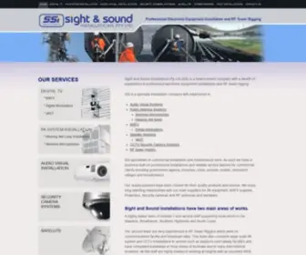 Sightsound.com.au(Sight and Sound Installations) Screenshot