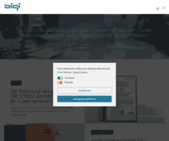 Sigi.lu(Le Syndicat Intercommunal de Gestion informatique (SIGI)) Screenshot