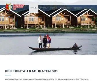 Sigikab.go.id(Portal Pemerintah Kabupaten Sigi) Screenshot