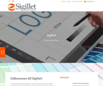 Sigillet.se Screenshot