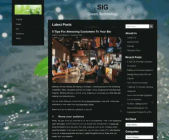 Siglamag.com(Green Technology) Screenshot