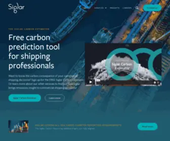 Siglarcarbon.com(Carbon Efficient Chartering) Screenshot