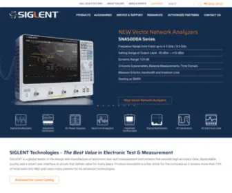 Siglentamerica.com(SIGLENT Technologies) Screenshot